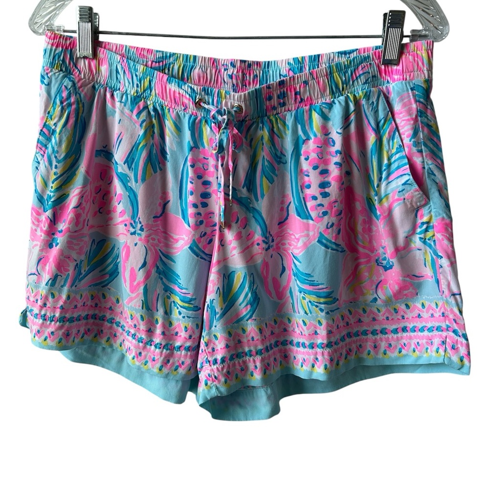 Lilly Pulitzer Pink and Blue Shorts - Picture 2 of 9
